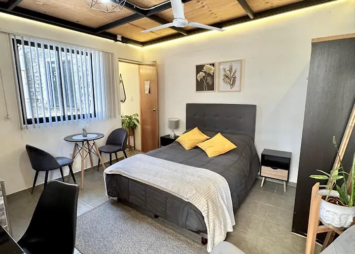 Hermoso E Iluminado Departamento Con Aire Acondicionado Citla 9 Apartamento *